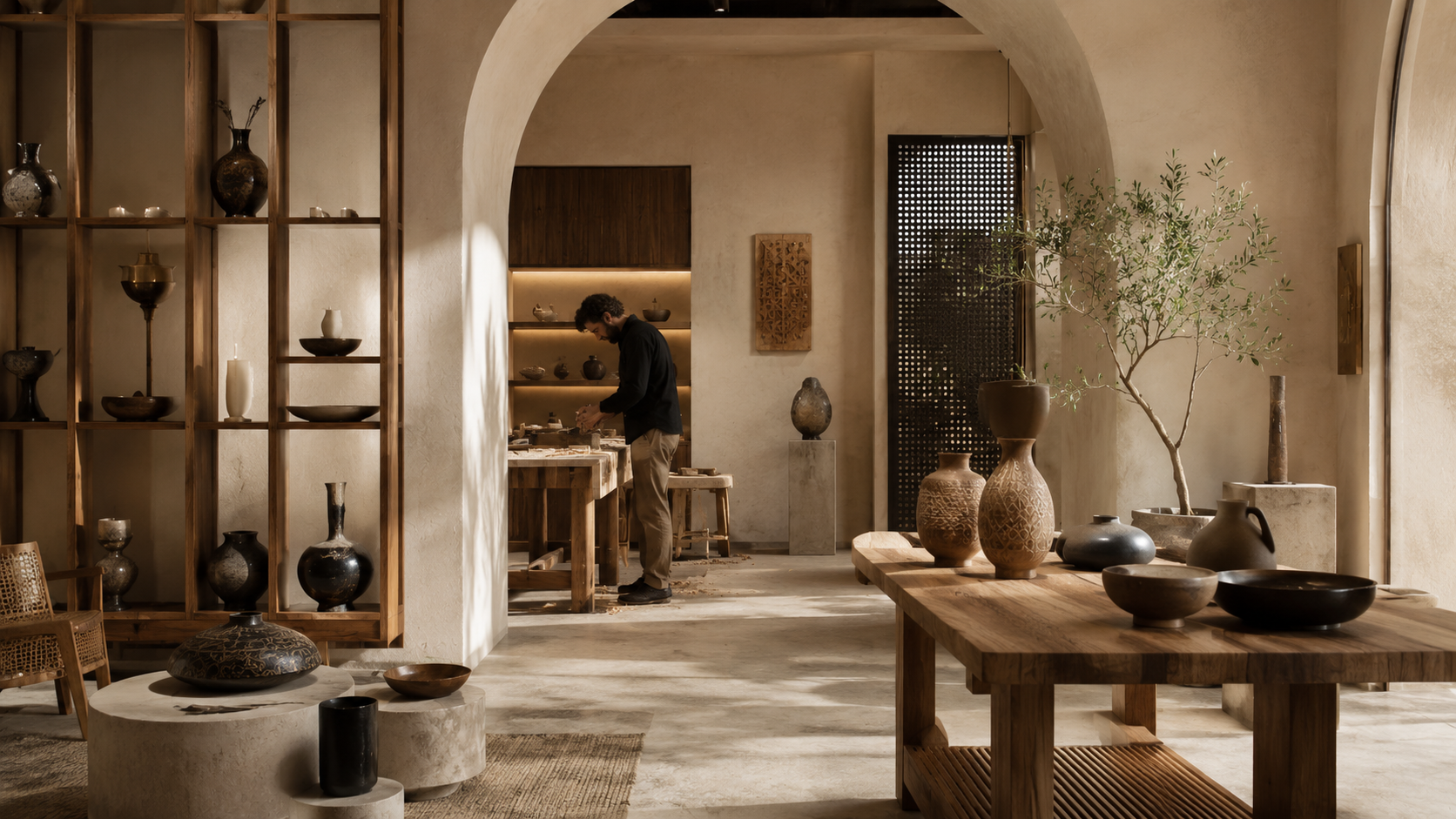 Intérieur design marocain contemporain — espace architecture et design
