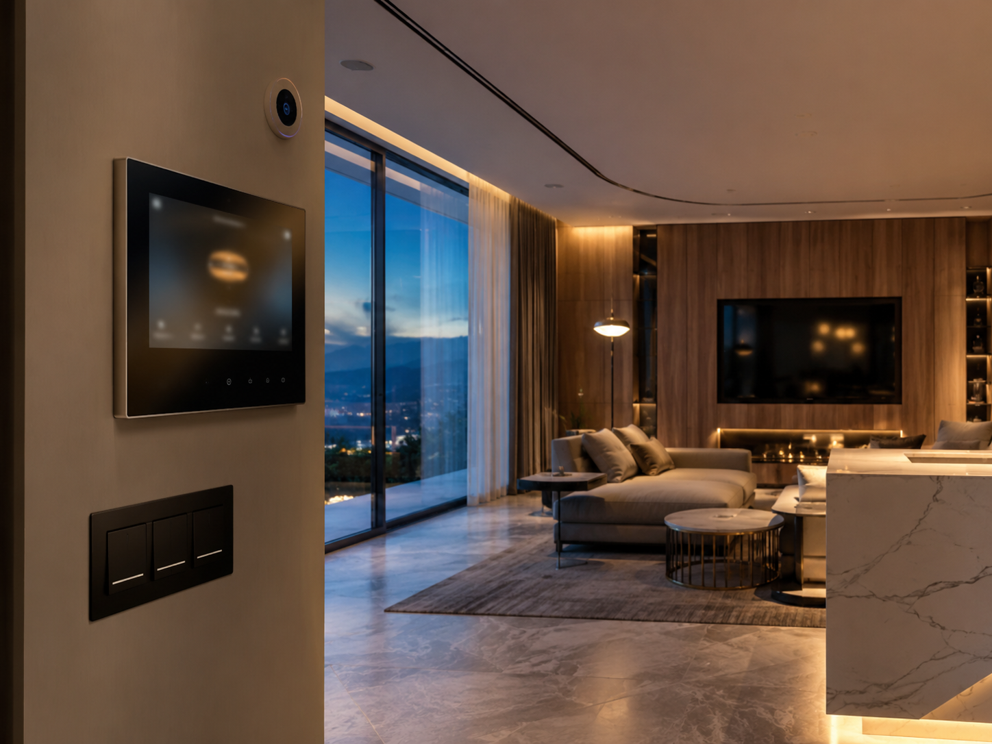 Éclairage LED design — smart home et proptech